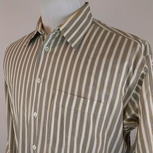 Burberry London Mens Dress Shirt Long Sleeve